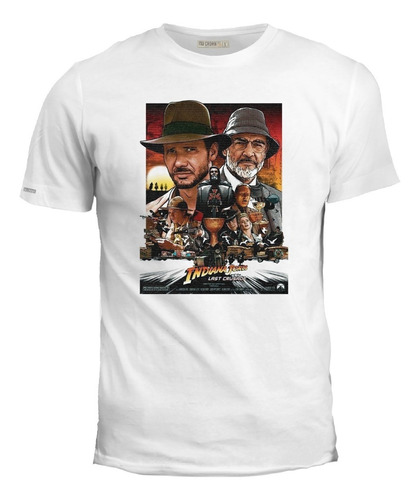 Camiseta Estampada Indiana Jones Personajes Poster Ink