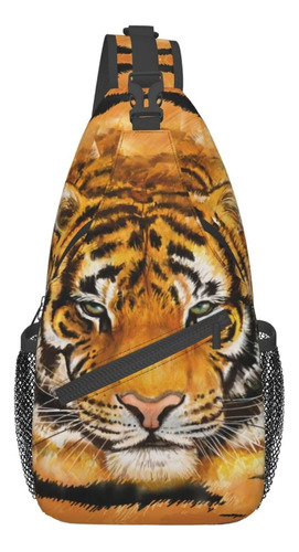 Cool Tiger Sling Bag, Mochila Cruzada De Moda, Bolsa De Homb