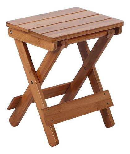 Taburete Plegable De BambĂș Silla De Hogar Al Aire Libre Por