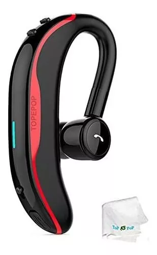 Auriculares Bluetooth 5.0 Auriculares Sonido estéreo de alta Ligero para  teléfonos inteligentes Windows iOS Teléfonos celulares Android - rojo