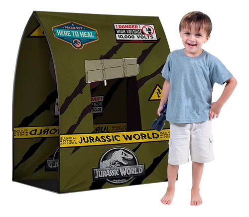 Imagem 1 de 4 de Barraca Infantil Tenda Cabana + Kit Paleo Dino Jurassic Park