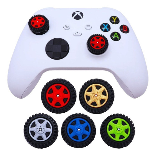 4 Pares (8pz) Gomas Joystick Switch Xbox One Series Ps4 Ps5