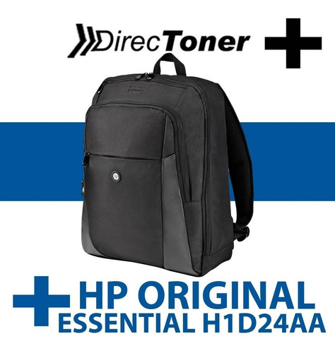 Mochila Hp Notebook 15.6 Essential Backpack Negro H1d24aa