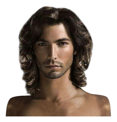 Enfriar Pelucas Corto Cabello Natural Color Chocolate Guapo