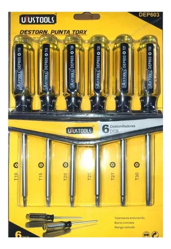 Destornillador Precision 6Pcs Mix Ne/Am Uyustools