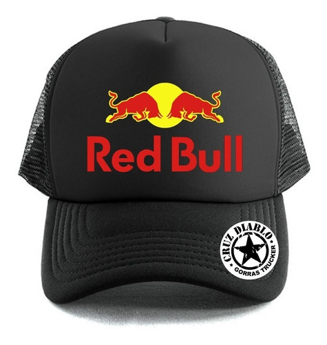 Gorras Trucker Red Bull Dis6 Cruz Diablo