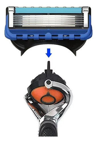 Rastrillos Para Rasurar, Mxfoa-001, 1paq, 1x4cartuchos, 1man