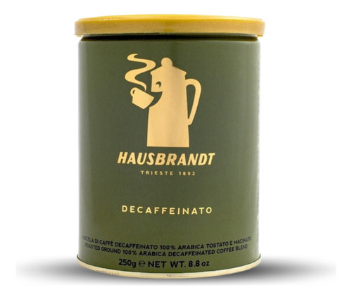Café Descafeinado - Hausbrandt - 250 Gramos 100% Arábica