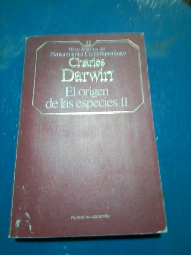 Darwin,el Origen De Las Especies Tomo 2