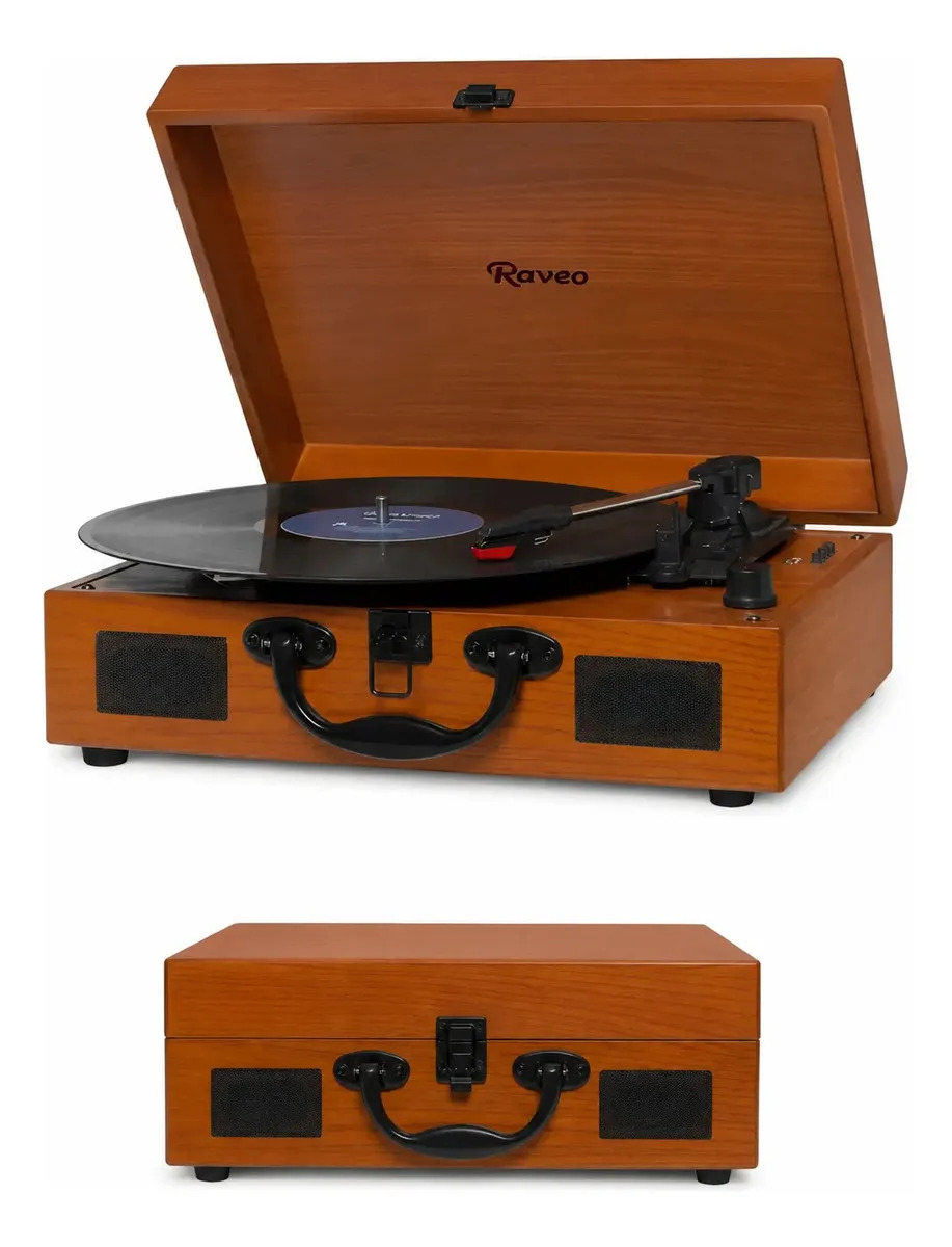 Vitrola Raveo Sonetto Wood Marrom -Bivolt