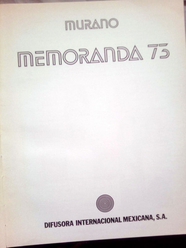 Memoranda 1973. [anuario]  Fotografia_y  Disco L P