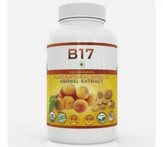 Vitamina B17 500mg Frasco Americano X 120 Capsulas