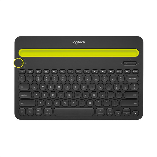 Imagen 1 de 9 de Teclado Bluetooth Multidispositivo Confortable Logitech K480