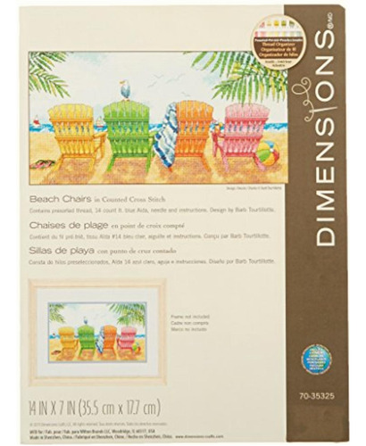 Dimensions Kit De Punto De Cruz, Diseño De Sillas De Playa
