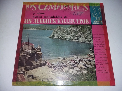 Lp Vinilo Disco Vinyl Los Alegres Del Valle Vallenato Cumbia