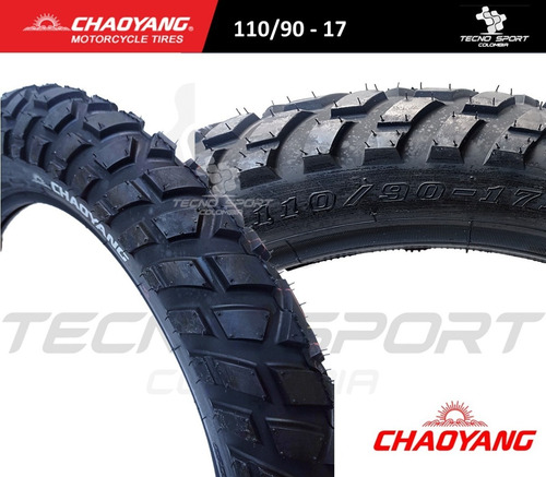 Imagen 2 de 9 de Llanta Moto Chaoyang 110/90 -17 Dakar 200 Akt Ttr Honda Xr