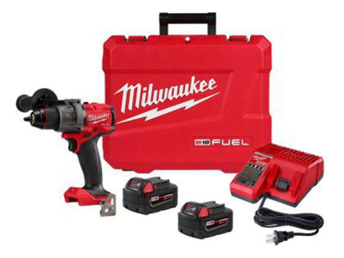 Milwaukee -22 12v 1/2  Kit De Taladro Martillo Con (2) Bate.