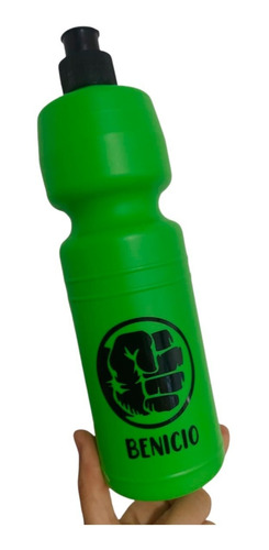 15 Botellas Hulk Plasticas Superheroes Souvenirs 750cc