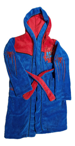 Disney Store Spiderman Bata Baño Polar Supersoft Microf T5 