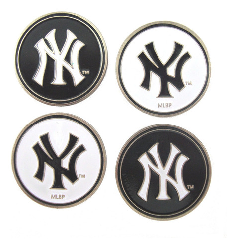 New York Yankee Mlb Pelota Golf Marcador 4-pack