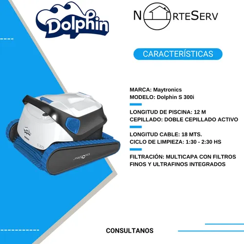 Robot Dolphin S300i Barrefondo Para Pileta Con Bluetooth