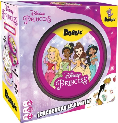 Dobble Disney Princess - Juego De Mesa - Español / Diverti