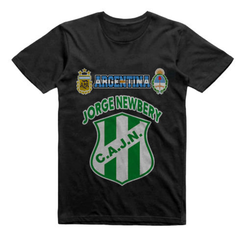 Remera Infantil Negra Jorge Newbery Saliquelo