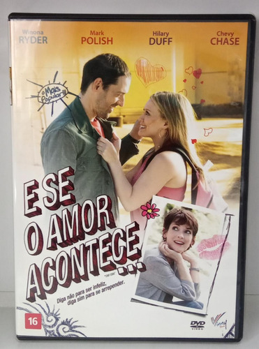 Dvd E Se O Amor Acontece... - Winona Ryder * Original 