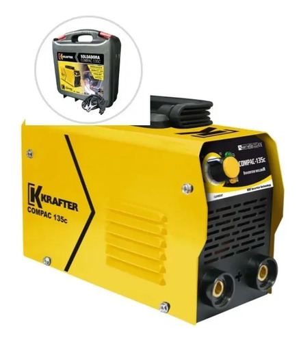 Maquina Soldar Soldadora Inverter Krafter Compac 135 | Cuotas sin interés