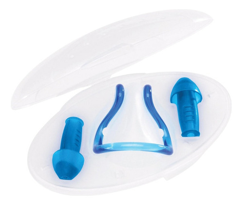 Set De Clip Tapones Para Oídos Natación Silicona Speedo