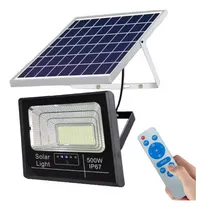 Comprar Reflector LED Jortan Solar Reflector con panel solar 500W con luz colorblanco 110V