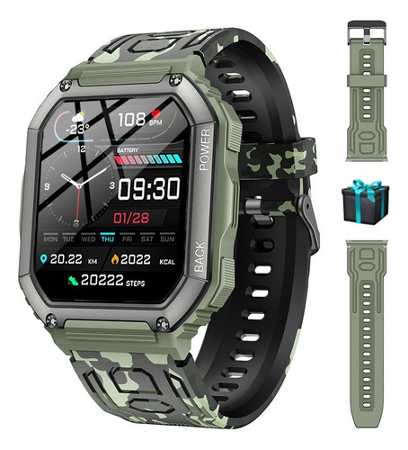 Reloj Inteligente Estilo Militar Con Bluetooth 1.8