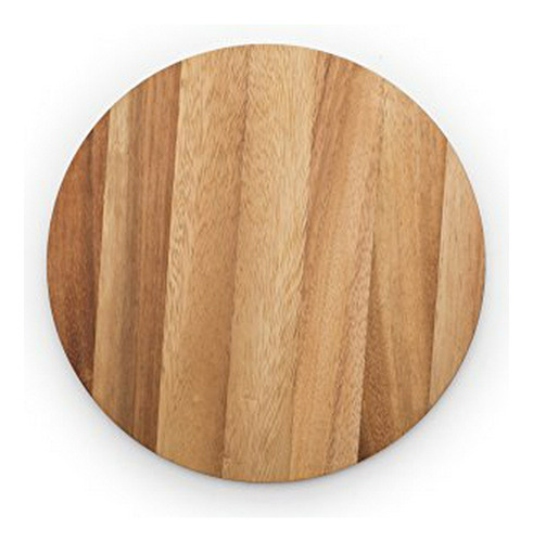 Tabla De Servir Circular Multiusos Ironwood Gourmet, Madera 