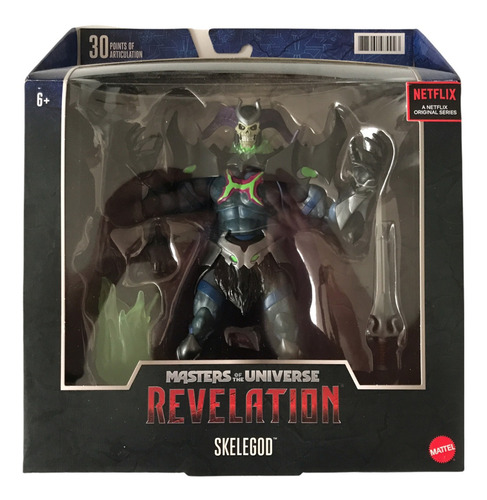 Skelegod Masters Of The Universe Motu Revelations Figura 6pg (Usado)