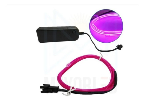 Hilo Led Neon 1m Violeta Flexible