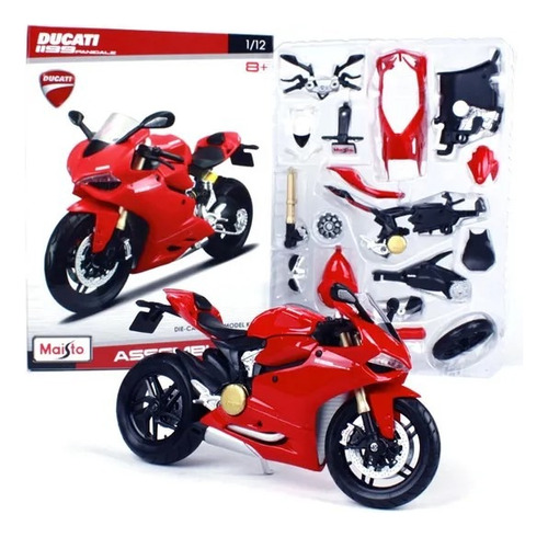 Ducati 1199 Pinigale - Para Armar - Moto Maisto 1/12