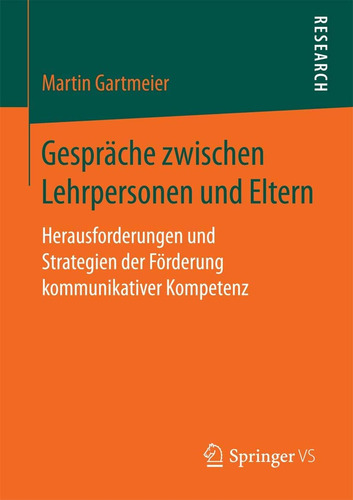 Libro: Gespräche Zwischen Lehrpersonen Und Eltern: Und Der