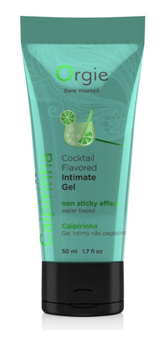 Lubricante Intimo Base Agua Orgie Lube Tube Sabor Caipirinha
