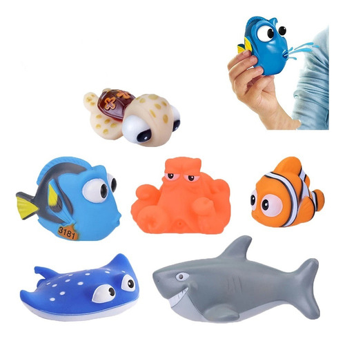 Juguetes De Baño Para Niños Nemo Dolly Muñeca De Goma Suave