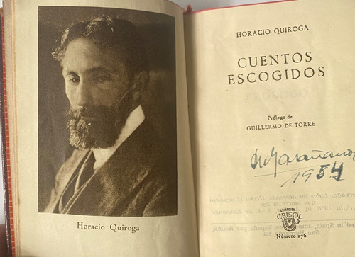 Quiroga  Cuentos Escogidos 1950 / Crisol - Aguilar  B3