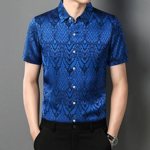 Playeras de seda para hombre sales