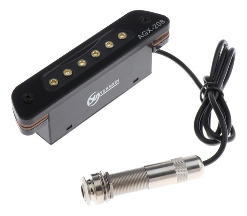 F Captador De Guitarra Com Furo De Som Para Violão Agx-208