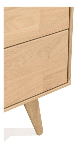 Imagen 4 de 6 de Cómoda En Madera Natural 100% Maciza Roble Ref: Maciza50
