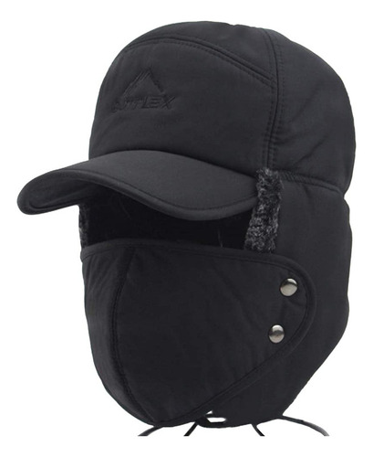 Mascarilla Tapa Boca Gorro De Invierno 3 En 1 Con Forro Té