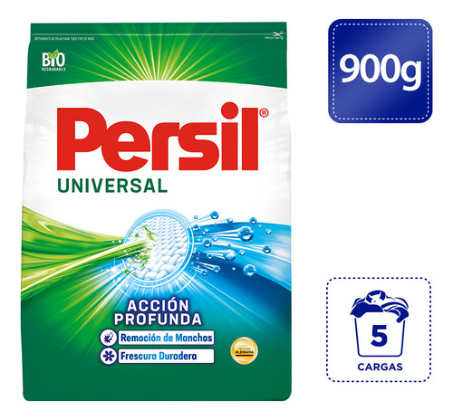 Persil detergente en polvo floral universal acción profunda plus 900g