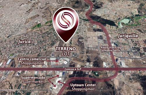 Macrolote Habitacional De 3,964 M2 En Venta, Jurica, Querétaro.
