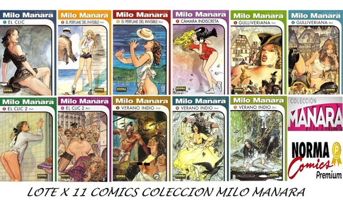 Comics Coleccion Milo Manara - Lote Oferta 