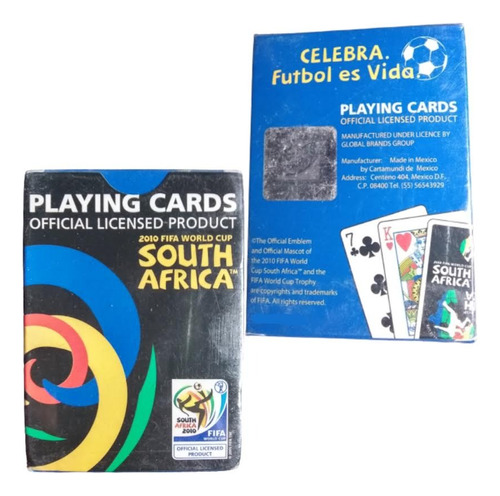 Cartas De Póker Oficiales Fifa World Cup Sudáfrica 2010