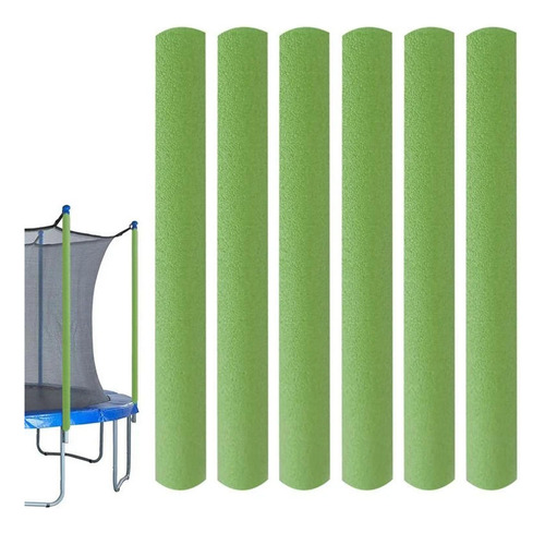 6 Fundas De Espuma Para Poste De Trampolín, Fundas De Verde