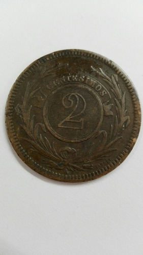 Uruguay, Cobre Clasico , 2cts. 1869